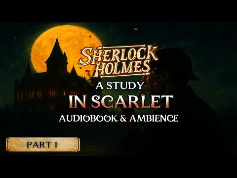 Sherlock Holmes A Study in Scarlet | Audiobook: Part 1 + (Music & Ambience)