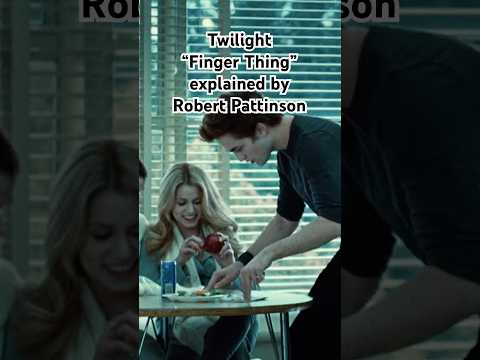 Robert Pattinson Explains the Twilight Fingers Thing