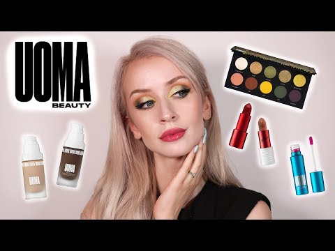 NEW BRAND ALERT! Trying Every UOMA BEAUTY Product