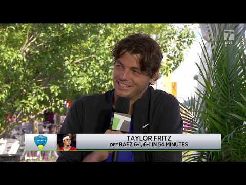 Taylor Fritz: 2022 Cincinnati First Round Win Interview