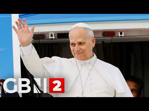 WATCH: Pope Leo arrives in Cameroon to meet the President and visit an orphange
