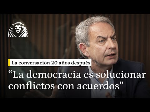 Zapatero, ante la Cataluña 'post-procés': La democracia es solucionar conflictos con acuerdos