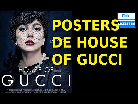 LADY GAGA DA A CONOCER LOS NUEVOS POSTERS DE LA PELÍCULA HOUSE OF GUCCI. POSTER DE ADAM DRIVER.