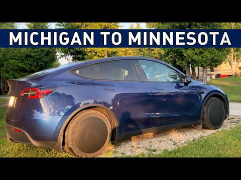 Michigan to Minnesota - Tesla Model Y Road Trip