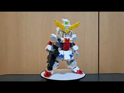 【LaQ】ぺたぞうブロック王国０８９　LaQでＶガンダムをつくりました