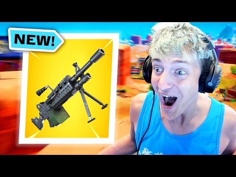 The *NEW* LMG is HERE! INSANE 21 KILL GAME | Fortnite