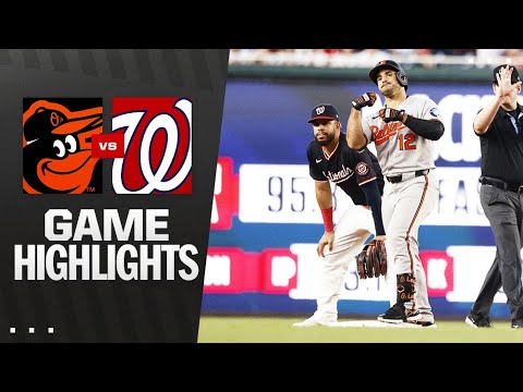 Orioles vs. Nationals Game Highlights (4/24/25) | MLB Highlights