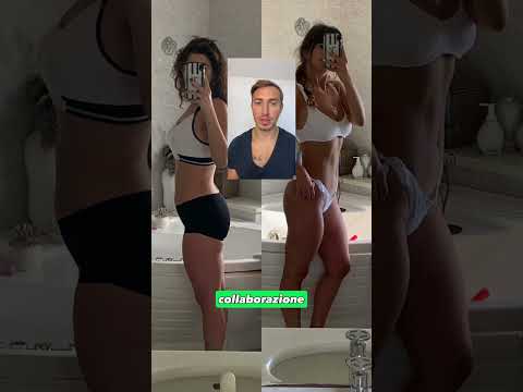 TRASFORMAZIONE LAURA | Glutei alti con allenamenti a casa ✅ #shorts