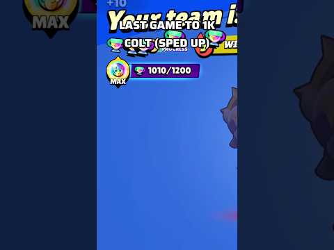 Last game to 1,000 trophies with colt!