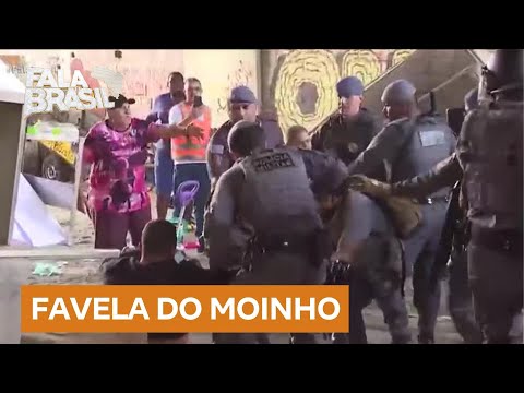 Confronto marca reintegração de posse na favela do Moinho, região central de São Paulo