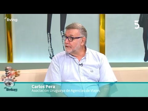 El living (24/1/2022) - Entrevista a Carlos Pera, Presidente de Asoc. Uruguaya de Agencias de viaje.