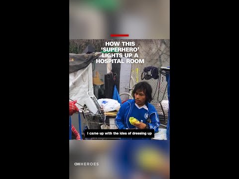 How this ‘Superhero’ lights up a hospital room