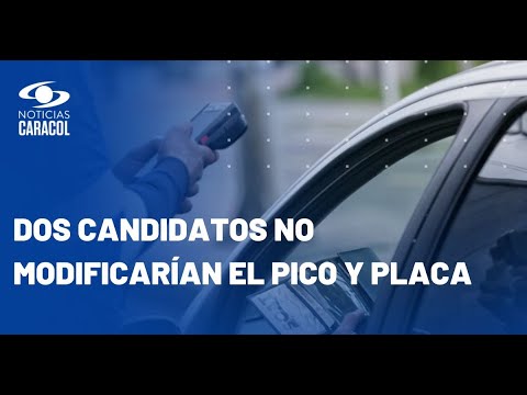 Debate Alcaldía de Bogotá: ¿candidatos mantendrían el pico y placa como está?