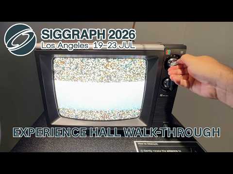 SIGGRAPH 2026 Experience Hall Emerging Technologies and Art Gallery Walk-Through