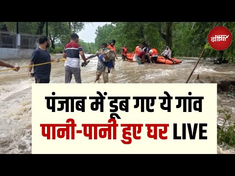 Punjab Floods LIVE Updates: पंजाब में डूब गए ये मकान, देखें पंजाब में क्या हाल है | Rain News