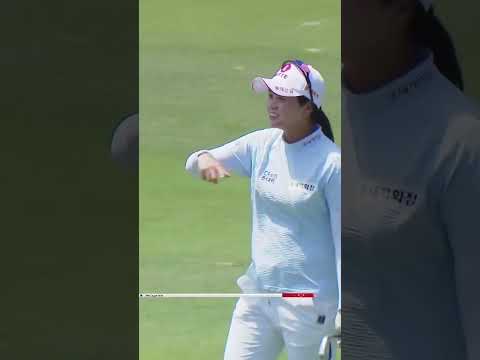 보기, 더블보기, 그리고 홀아웃 이글!! 드라마 같은 최혜진의 5번 홀 이글   #lpga #golf #골프 #최혜진 #이글