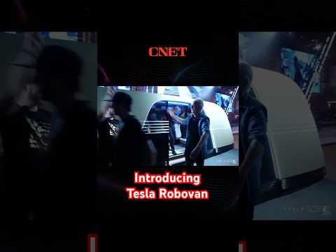 Tesla Unveils Robovan High-Density Autonomous Vehicle at We, Robot Event