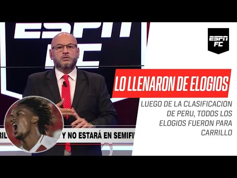 ''#Carrillo es el REFERENTE de nuestra selección'' Le llovieron los elogios al delantero peruano