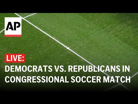LIVE: Democrats vs. Republicans in Congressional Soccer Match