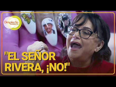 Doña Rosa reacciona al ver en sus uñas buchonas a Pedro Rivera | Despierta América