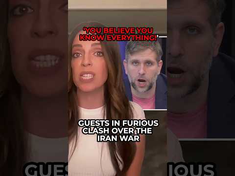 '<strong>You</strong> believe <strong>you</strong> know everything!' | Guests in FURIOUS clash over the Iran war