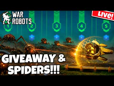 LIVE LAR DRONE GIVEAWAY & Weekly Extermination! | WR - War Robots