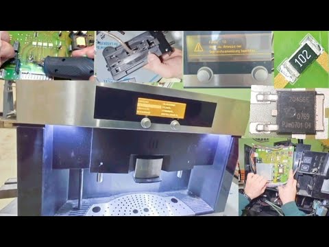 Miele  CVA 4060 Typ 495  Pumpe geht an sobald die maschine am Strom ist. Platine reparieren.