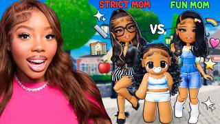 I got ADOPTED By A STRICT MOM Vs FUN MOM ⭐ | Roblox Life Together Rp S