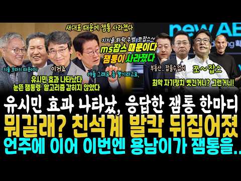 언주 이어 이번엔 용남이가 잼통을~ (<strong>MS</strong> 쪼잡스, 살발한 자기정치, 잼통령이 사라졌다)