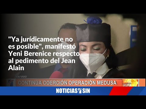 Magistrada Yeni Berenice habla antes de audiencia