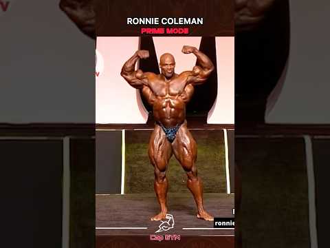 ronnie coleman 8 times mr olympia 👑🔥 #gym normal mode vs prime mode 💀