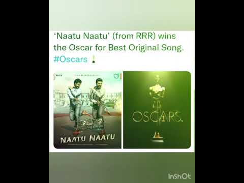 Naatu Naatu’ (from RRR) wins the Oscar for Best Original Song. #Oscars 