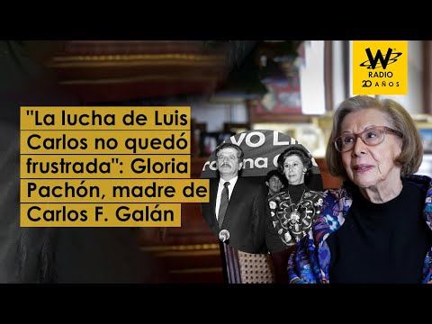 Lucha de Luis Carlos no quedó frustrada: Gloria Pachón, madre de Galán