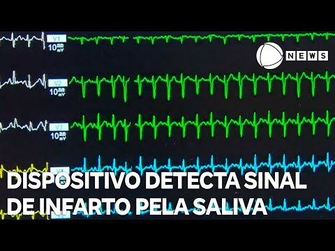 Dispositivo detecta sinal de infarto pela saliva