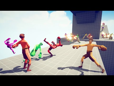 BROKEN BRIDGE BATTLE ROYALE - FREE FOR ALL - Totally Accurate Battle Simulator TABS