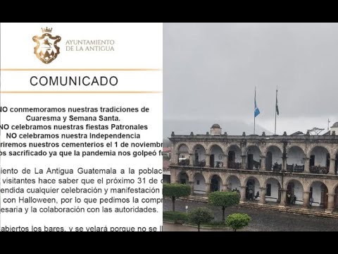 Cancelan Noche de Brujas en Antigua Guatemala