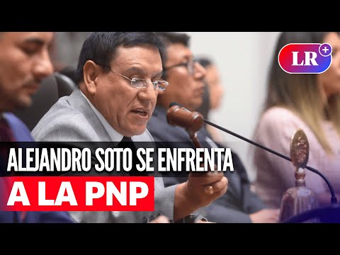 ALEJANDRO SOTO se enfrenta a la PNP por RETIRAR REJAS de los exteriores del CONGRESO | #LR