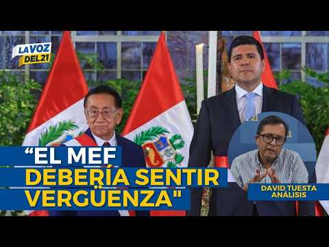 David Tuesta: "El MEF parece que está participando de la repartija del Congreso"