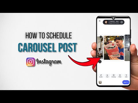 How to schedule carousel post on instagram?
