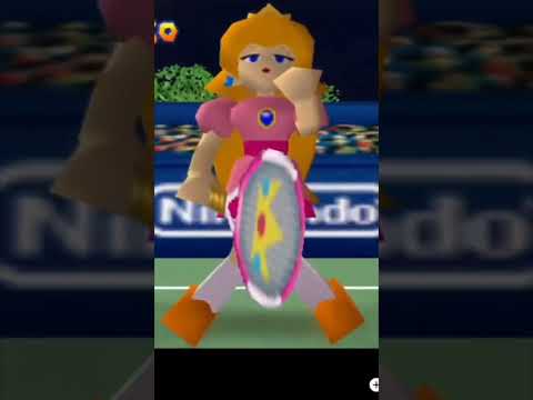 🎾 Every character in Mario Tennis getting hit by a tennis ball