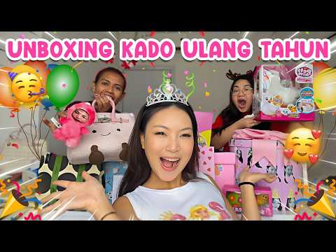 UNBOXING KADO ULANG TAHUN DARI BESTIE-BESTIE AKU 😱🤯