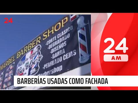 Fachada: preocupación por barberías utilizadas para cometer delitos | 24 Horas TVN Chile