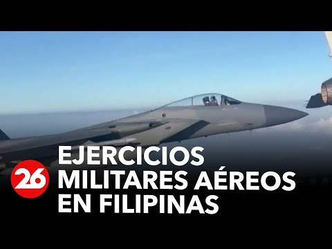 Ejercicios militares aéreos en FIlipinas