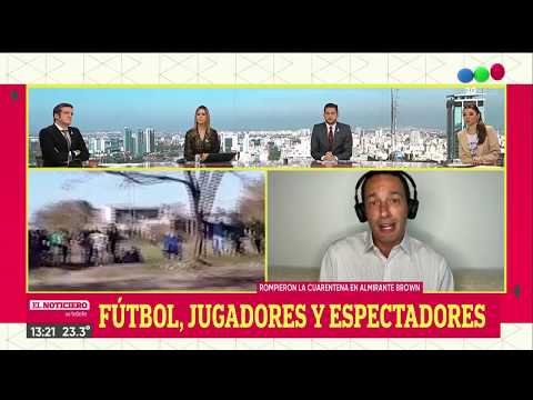 CHICAS VIOLARON LA CUARENTENA PARA JUGAR AL FÚTBOL: partido con espectadores - El Noti de la Gente