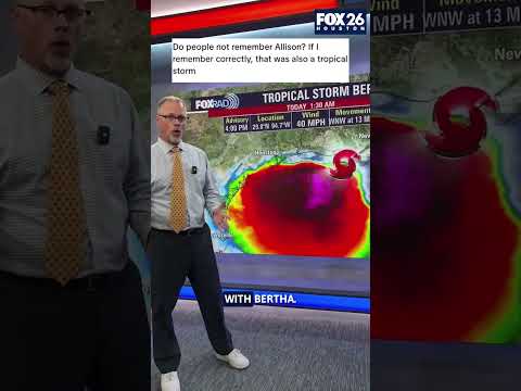 Tropical Storm Warning for Bertha: Tracker, path, live radar, will it hit Houston?