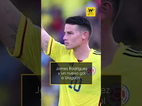 Nuevo golazo de James Rodríguez a Uruguay