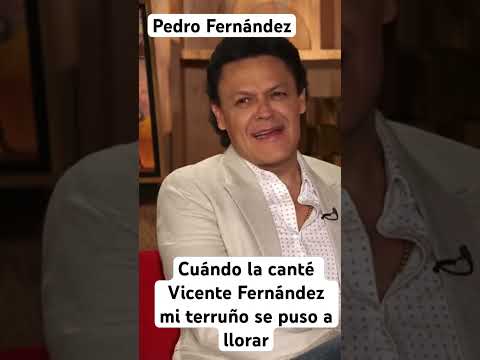 Pedro Fernandez ,Vicente Fernández nos invitó a su granja para que nos entrevistamos con la compañía