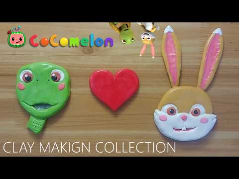 cocomelon rabbit turtle clay cracking <strong>making</strong> collection 코코멜론 토끼와 거북이 클레이로 만들기 <strong>모음</strong>