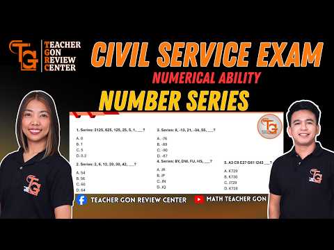 Number Series - Numerical Ability | CSE - LET - NAPOLCOM - UPCAT
