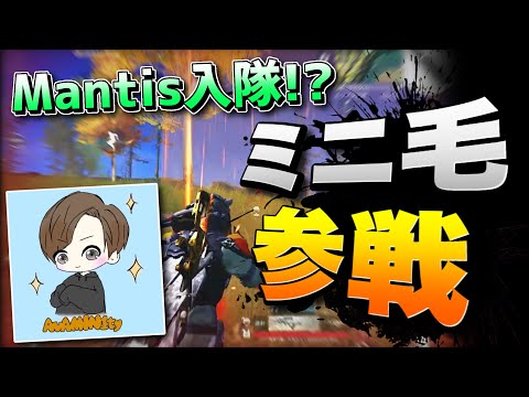 【荒野行動】Mantisに新メンバー！？ミニ毛参戦！